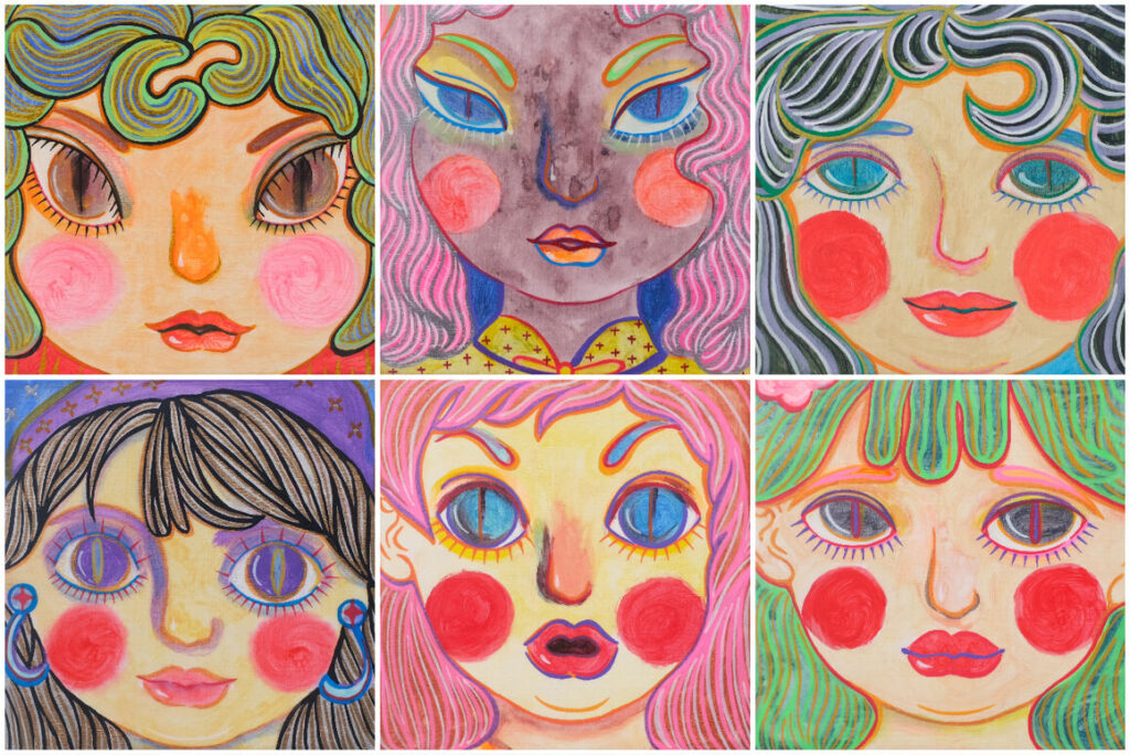 来拍一张大头贴系列 Let's Take a Photo Series.